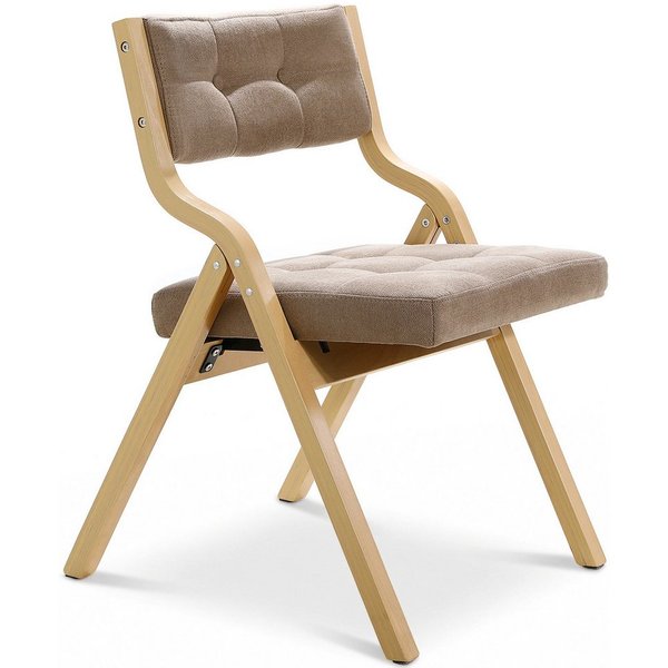 TLGREEN Klappstuhl,Küchenstuhl mit gepolstertem Sitz, (1 St), ergonomisch, platzsparend, rutschfest & stabil