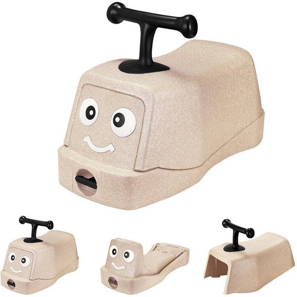 TLGREEN Rutscherauto 5 in 1 Babyrutscher mit Geräuschlose Räder, (Rutschfahrzeug), Babyroller bis 20kg, EPP, Baby Walker, Wippauto