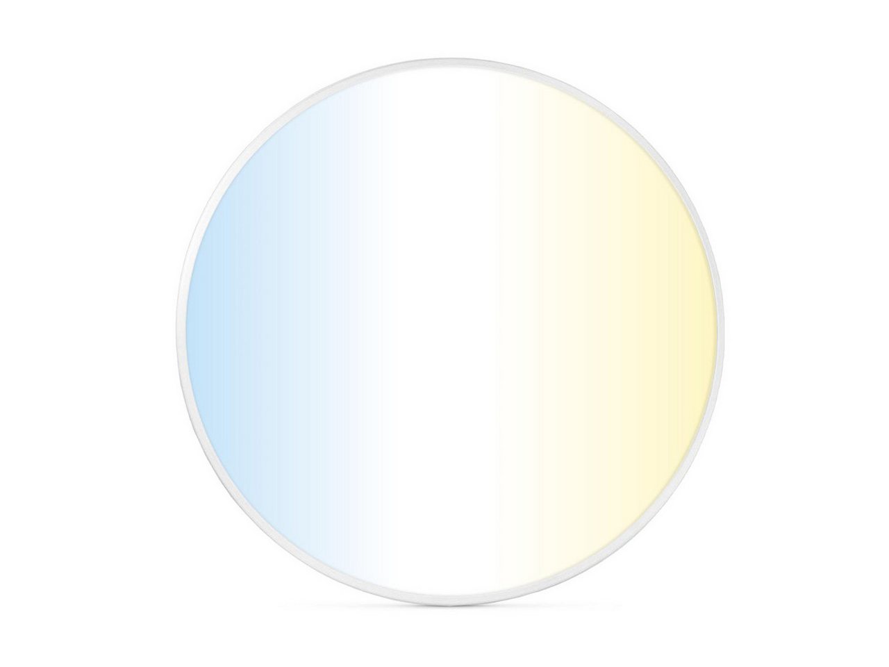 TM LECOM LED Deckenleuchte Ø60 cm LED CCT Deckenlampe Rundes LED Aufputz Panel Dckenpanel 40W, 3000 K / 4000 K / 6000 K, CCT LED Deckenlampe Wandleuchte Aufbau  – Bild 2 von 5