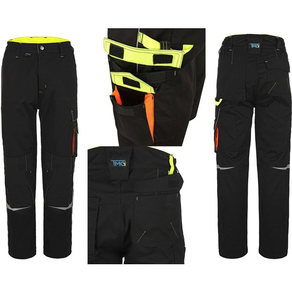 TMG International Arbeitshose Herren Cargohose, Bundhose, bequeme Workwear Profile robust, strapazierfähige Berufskleidung