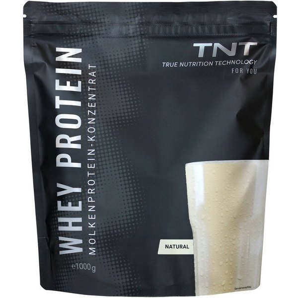 TNT (True Nutrition Technology) Whey Protein - Molkenprotein-Konzentrat für Muskelaufbau und Diät Pulver