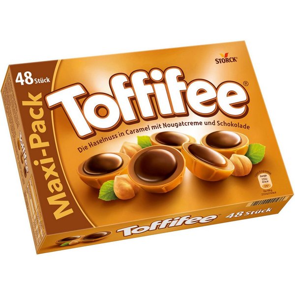 Toffifee Schokolade, Toffifee Maxi Pack mit der cremig weichen Karamell Füllung 400g