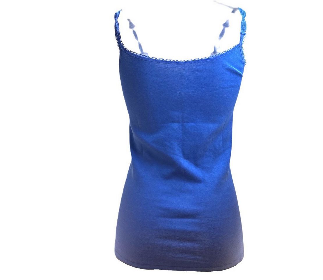 Toker Collection® Achseltop Damen Unterhemd mit elastischen Trägern im 3er Pack (Spar Packung, 3er Pack) aus reiner Baumwolle – Bild 4 von 5