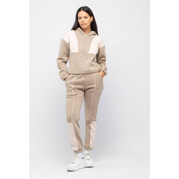 Tom Barron Trainingsanzug Casual Oversize Tracksuit Half Zipper In Front, mit modernem Design
