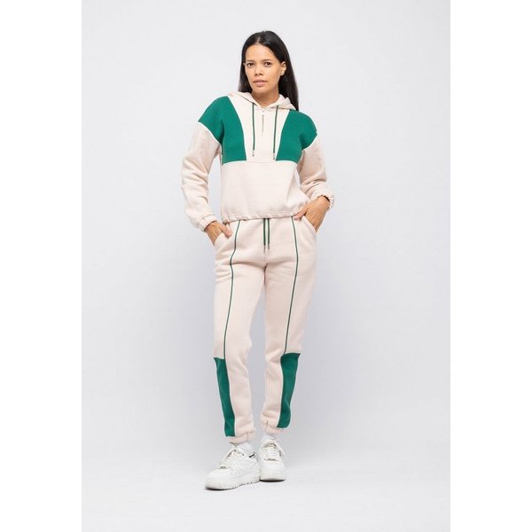 Tom Barron Trainingsanzug Casual Oversize Tracksuit Half Zipper In Front, mit modernem Design