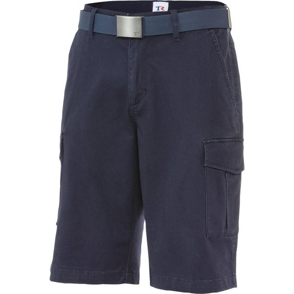 Tom Ramsey Cargobermudas aus robustem Baumwoll-Stretch-Gewebe und mit Gürtel