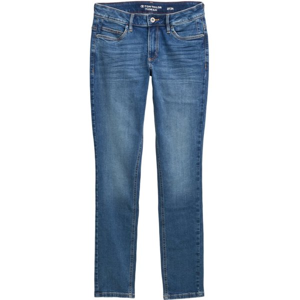 TOM TAILOR 5-Pocket-Jeans N blau,Casual,Baumwolle,Unifarben,Regular Fit,Mittel