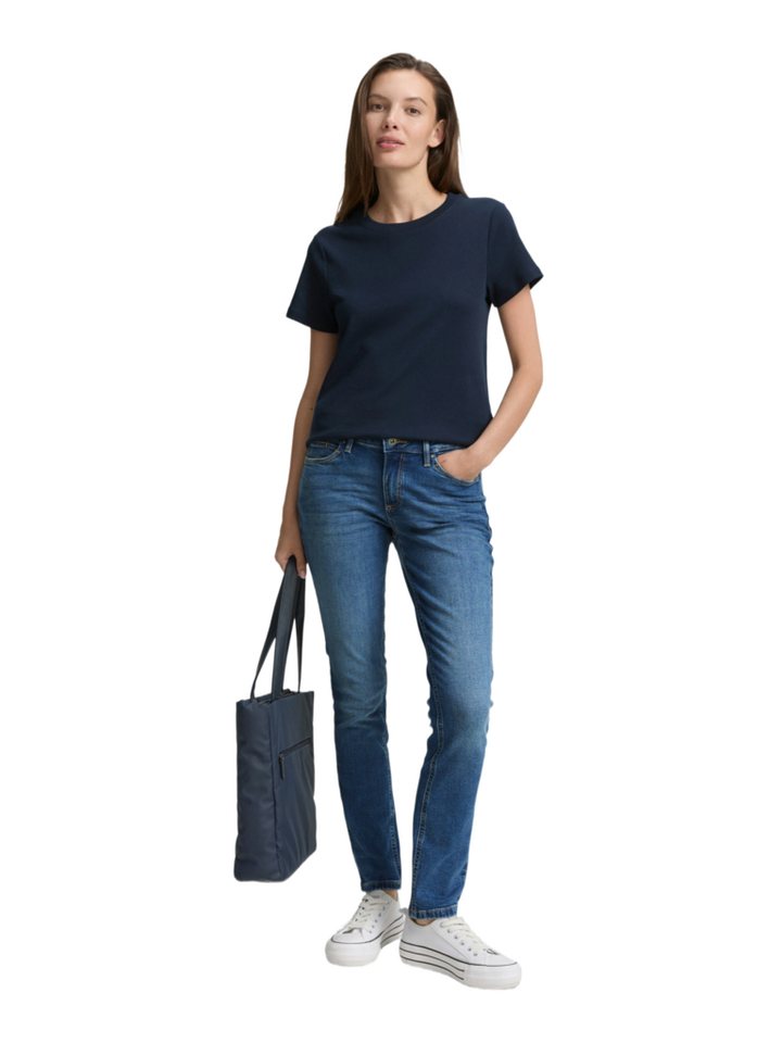 TOM TAILOR 5-Pocket-Jeans N blau,Casual,Baumwolle,Unifarben,Regular Fit,Mittel – Bild 5 von 5