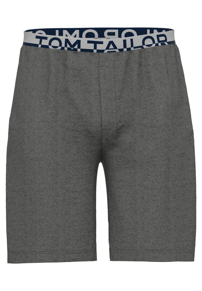 TOM TAILOR Bermudas Brügge Logobund, Seitentaschen, locker, bequem, atmungsaktiv, Baumwollmix – Bild 2 von 4