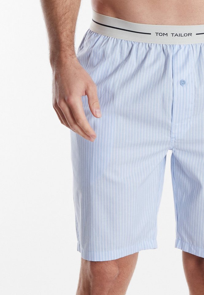 TOM TAILOR Bermudas Dakota Logobund, Seitentaschen, locker, bequem, kühlend, elastisch – Bild 4 von 5