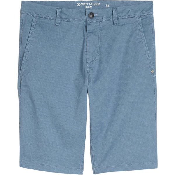 TOM TAILOR Bermudas N blau,Casual,Baumwolle,Unifarben,Regular Fit,Mittel