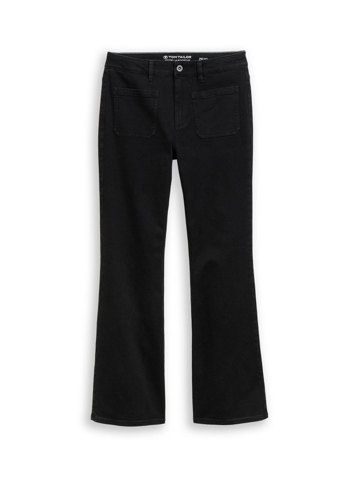 TOM TAILOR Bootcut-Jeans Jeanshosen TTSTELLA Bootcut Jeans mit aufgesetzten Taschen – Bild 3 von 5