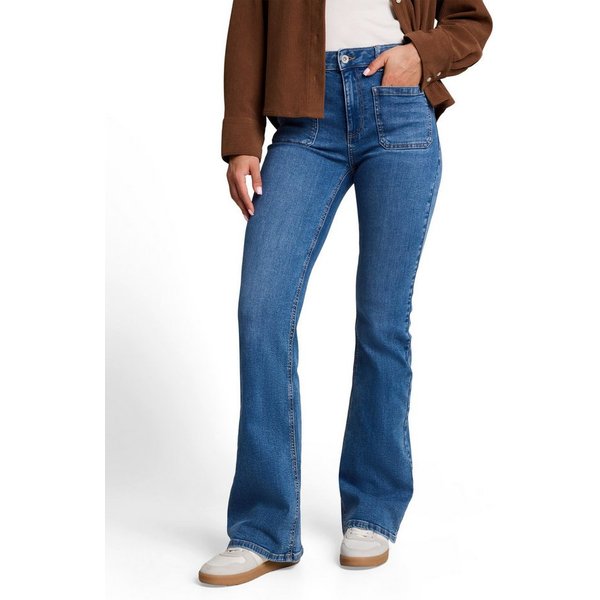 TOM TAILOR Bootcut-Jeans STELLA Bootcut mit Stretch