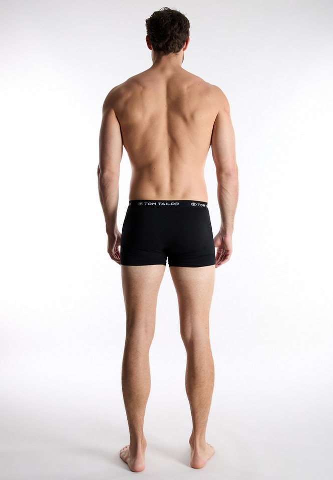 TOM TAILOR Boxershorts Buffer (3er Pack) weich, bequem, basic, eng, Logobund, Baumwollmix – Bild 4 von 5