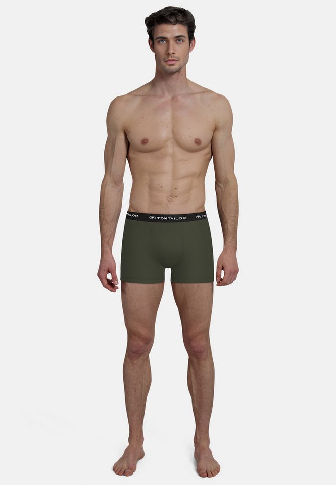 TOM TAILOR Boxershorts Buffer (3er Pack) weich, bequem, basic, eng, Logobund, Baumwollmix – Bild 3 von 5