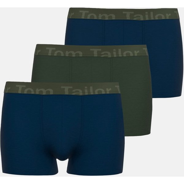 TOM TAILOR Boxershorts Buffer Logobund, basic, eng, bequem, weich, Baumwollmix
