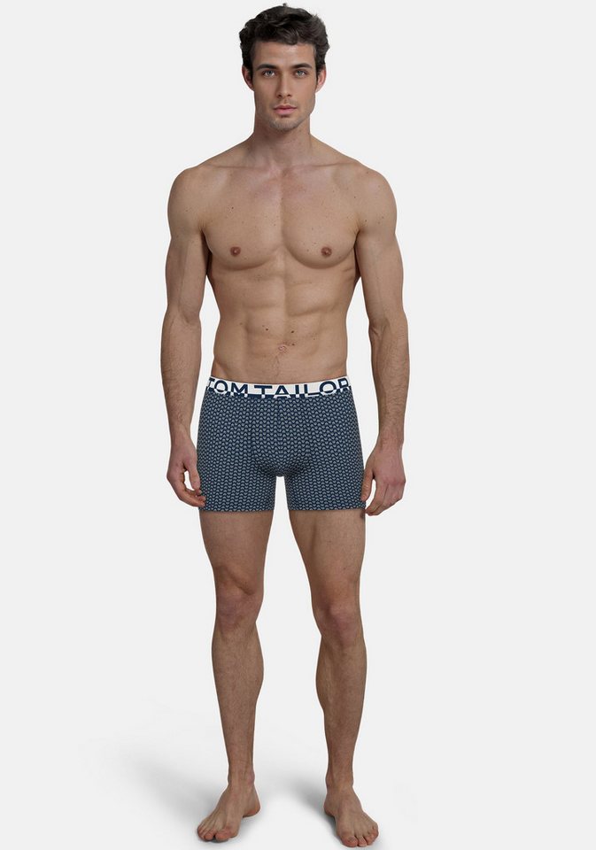 TOM TAILOR Boxershorts Kentucky (2er Pack) weich, bequem, eng, elastisch, Logobund, Baumwollmix – Bild 3 von 4