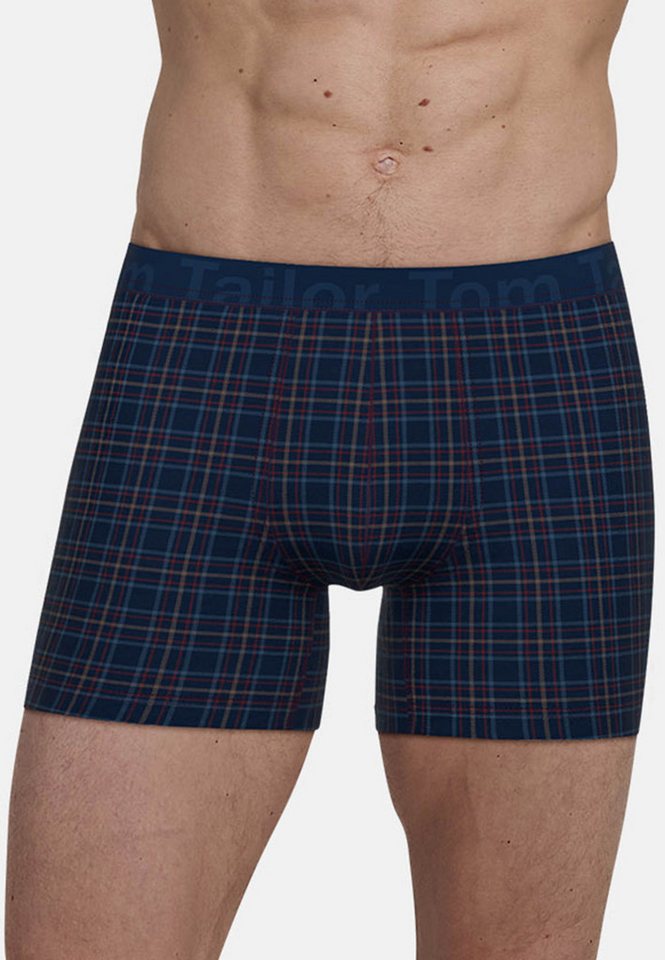 TOM TAILOR Boxershorts Kentucky Logobund, basic, bequem, weich, kariert, Baumwollmix – Bild 2 von 5