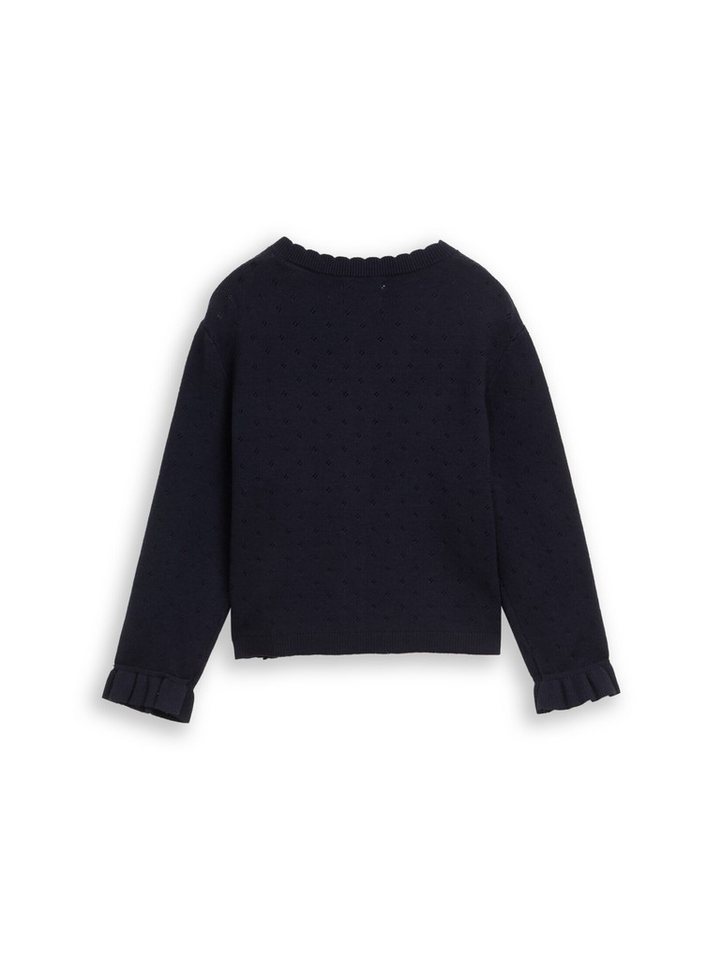 TOM TAILOR Cardigan Pullover & Strickjacken Cardigan mit Lochmuster – Bild 3 von 3