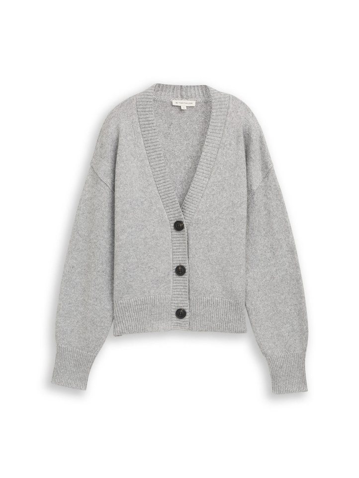 TOM TAILOR Cardigan Pullover & Strickjacken Loose Fit Cardigan mit V-Ausschnitt – Bild 2 von 5