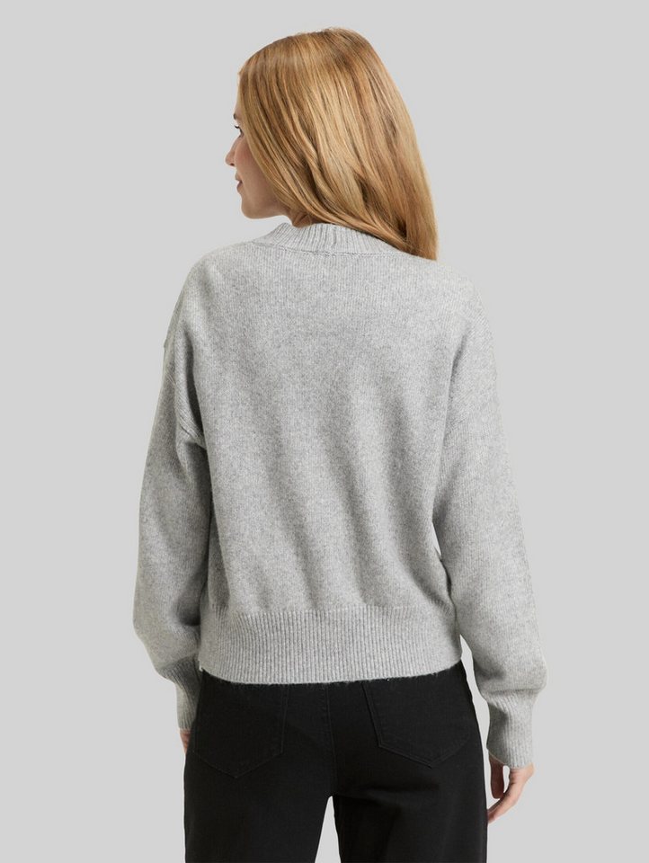TOM TAILOR Cardigan Pullover & Strickjacken Loose Fit Cardigan mit V-Ausschnitt – Bild 3 von 5