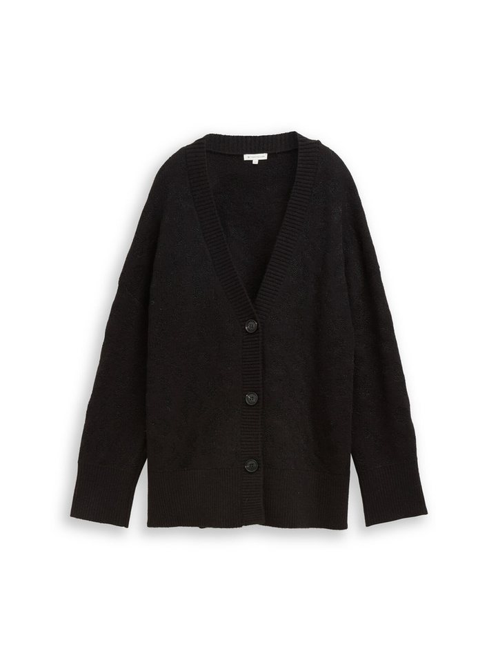 TOM TAILOR Cardigan Pullover & Strickjacken Oversize Cardigan mit Glitzer-Effekt – Bild 2 von 5