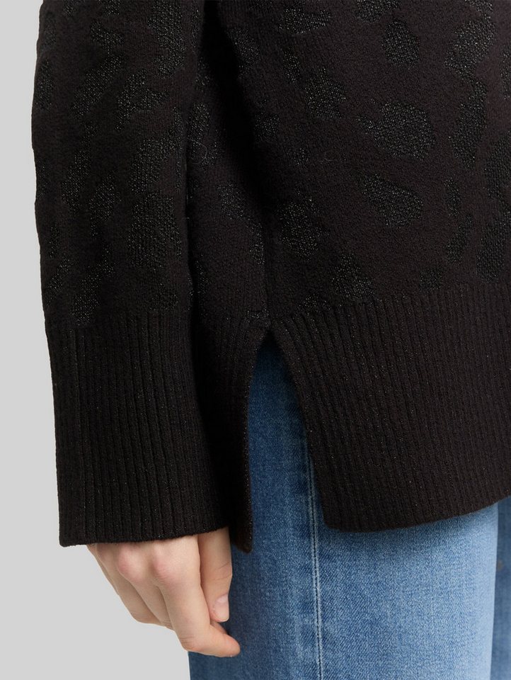 TOM TAILOR Cardigan Pullover & Strickjacken Oversize Cardigan mit Glitzer-Effekt – Bild 4 von 5