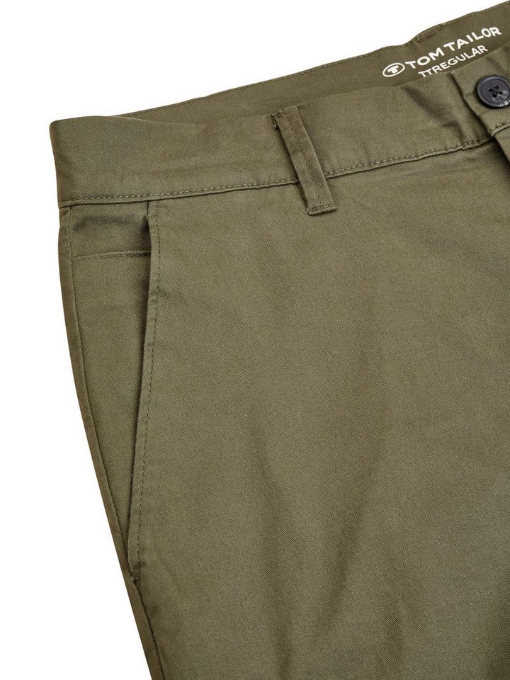 TOM TAILOR Chinohose Herren Stoffhose Regular Fit Freizeithose mit Stretch – Bild 3 von 4