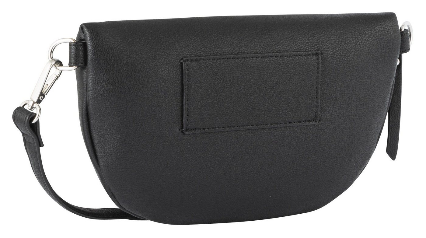 TOM TAILOR Denim Bauchtasche Rosie, vielseitig tragbar, leicht genarbt mit silbernen Nylonreißverschlüssen – Bild 5 von 5