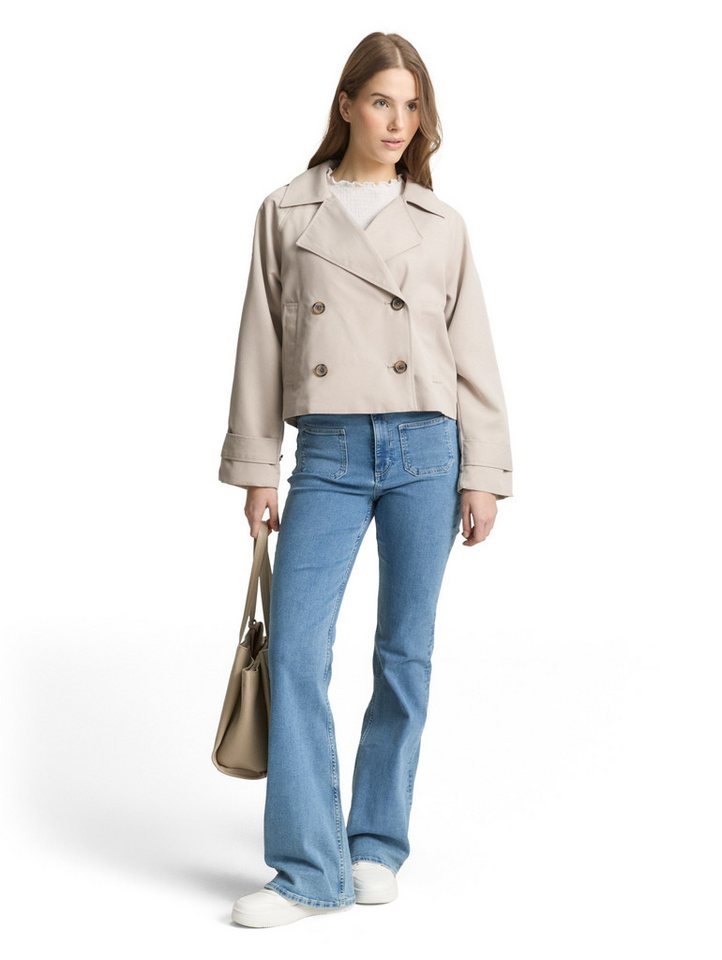 TOM TAILOR Denim Cabanjacke mit Reverskragen – Bild 4 von 5