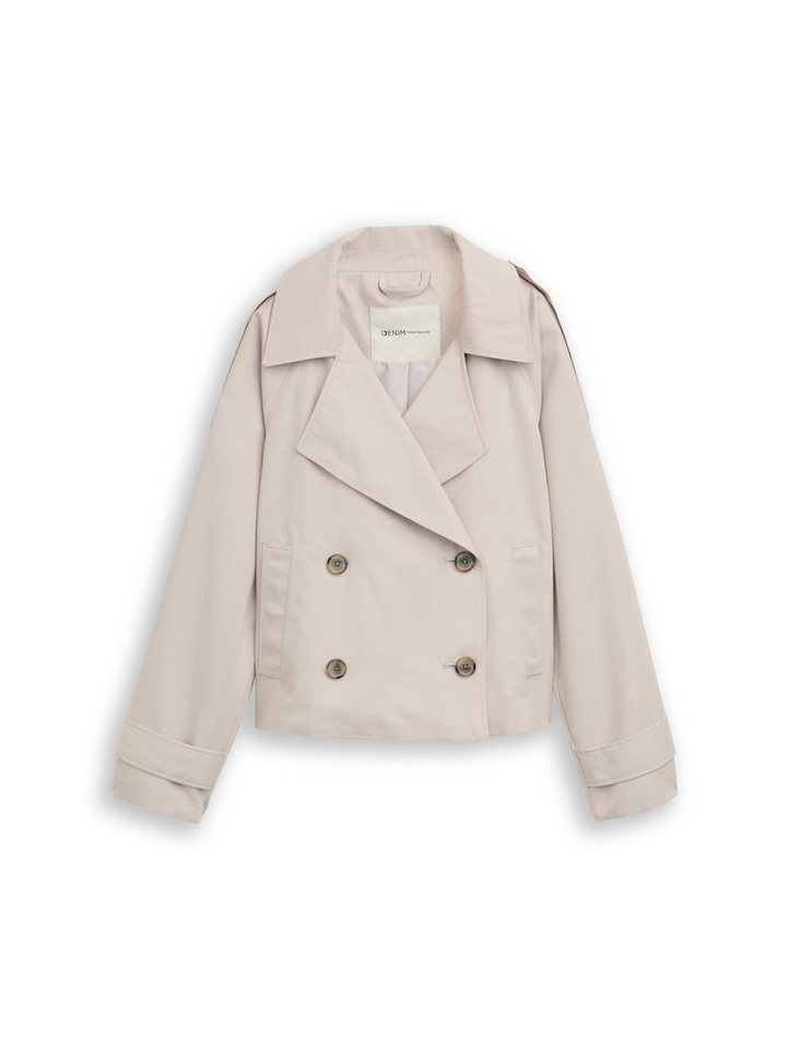 TOM TAILOR Denim Cabanjacke mit Reverskragen – Bild 5 von 5