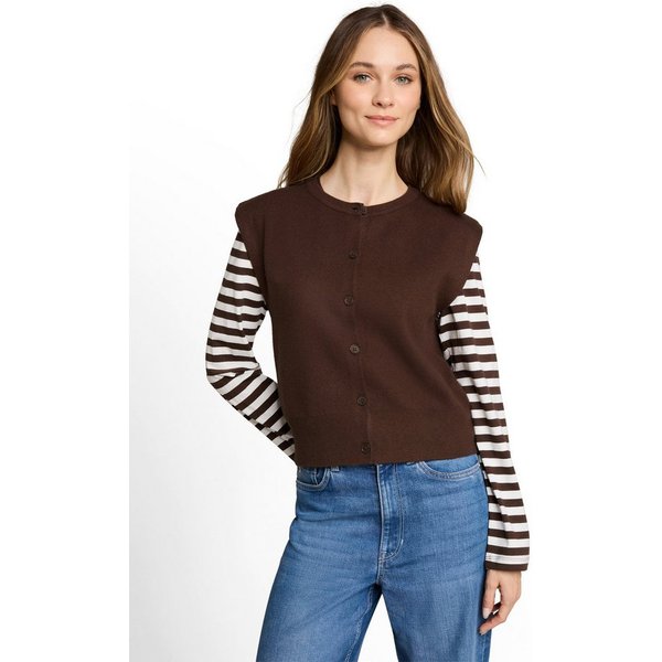 TOM TAILOR Denim Cardigan mit Knopfleiste