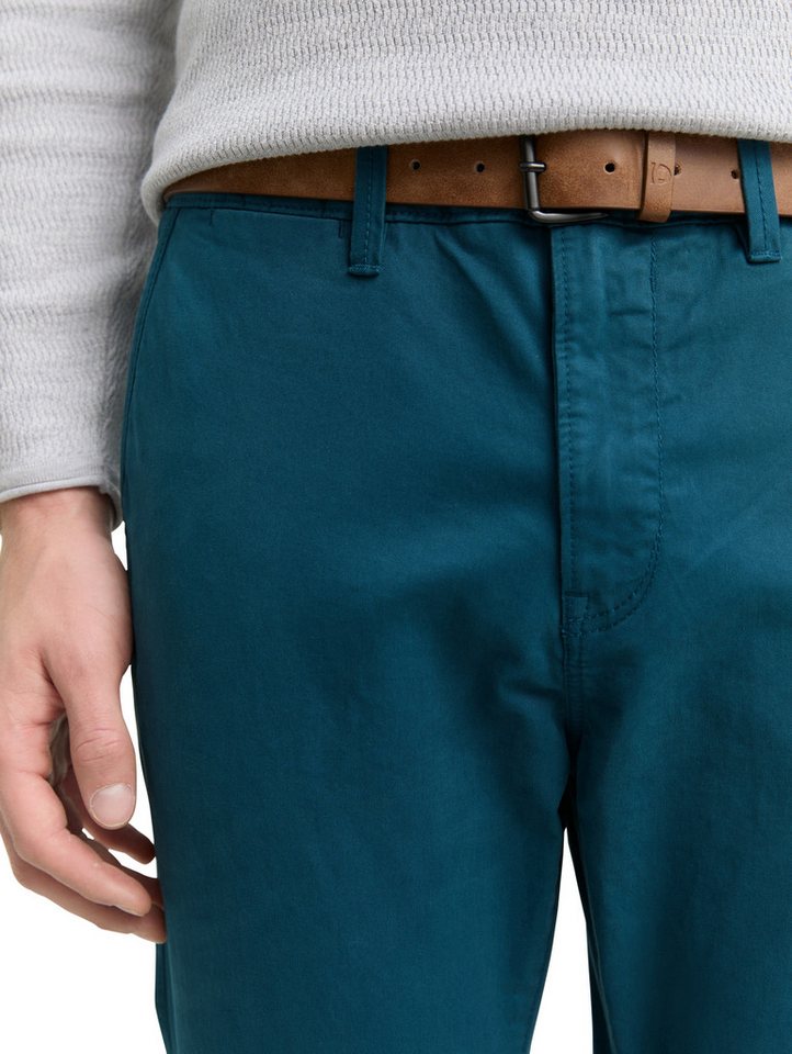 TOM TAILOR Denim Chinohose mit Gürtel – Bild 3 von 5