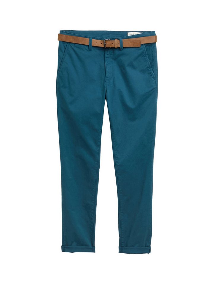 TOM TAILOR Denim Chinohose mit Gürtel – Bild 5 von 5
