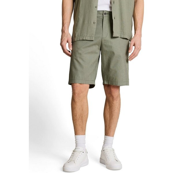 TOM TAILOR Denim Chinoshorts aus Leinen