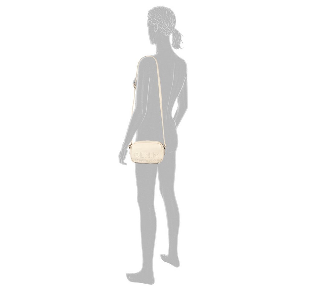 TOM TAILOR Denim Handtasche Aveline, Damen Umhängetasche, Schultertasche mit glänzendem 3D-Logo – Bild 3 von 5