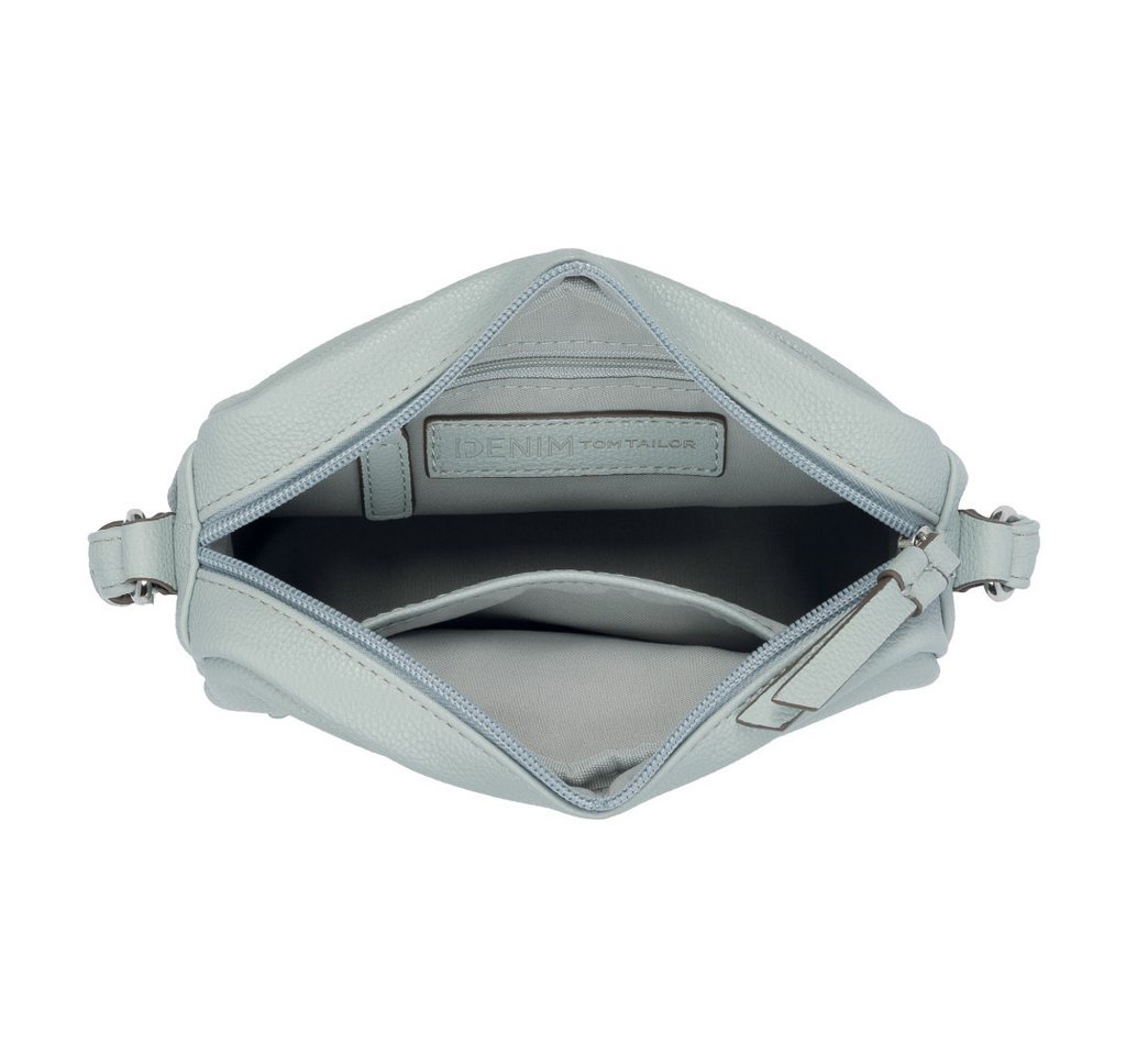 TOM TAILOR Denim Handtasche Aveline, Damen Umhängetasche, Schultertasche mit glänzendem 3D-Logo – Bild 5 von 5