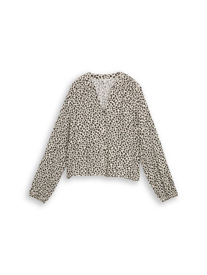 TOM TAILOR Denim Langarmbluse Blusen & Shirts Bluse mit Muster – Bild 2 von 5