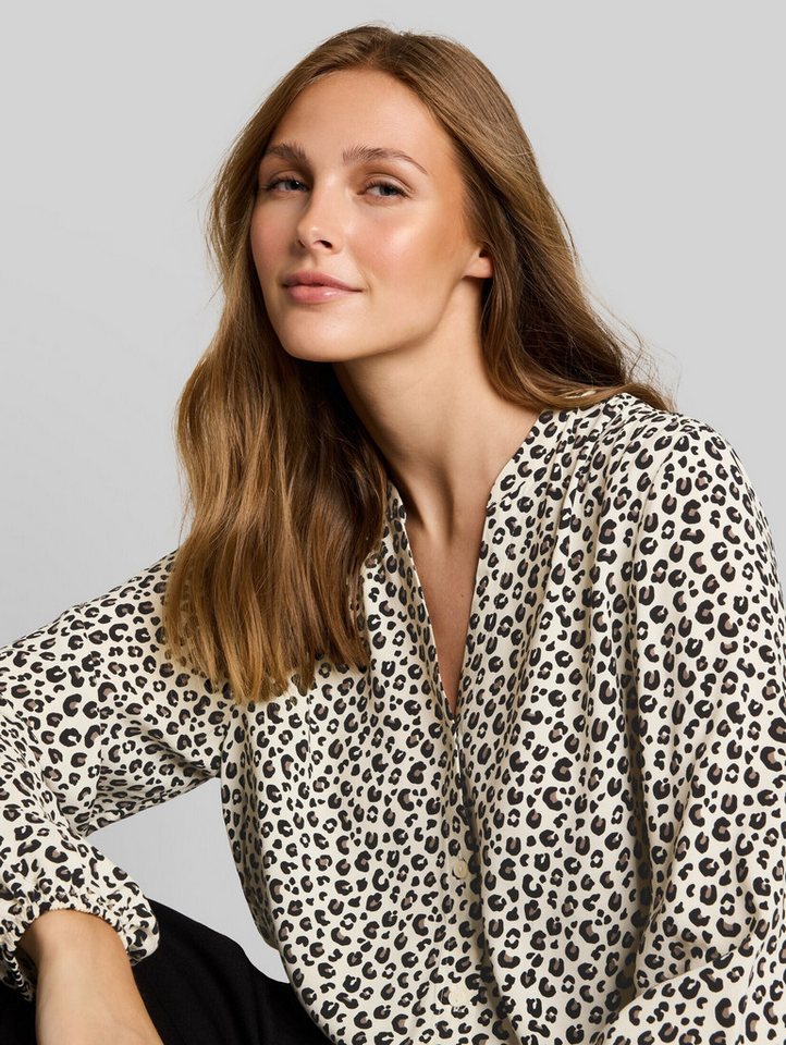TOM TAILOR Denim Langarmbluse Blusen & Shirts Bluse mit Muster – Bild 4 von 5