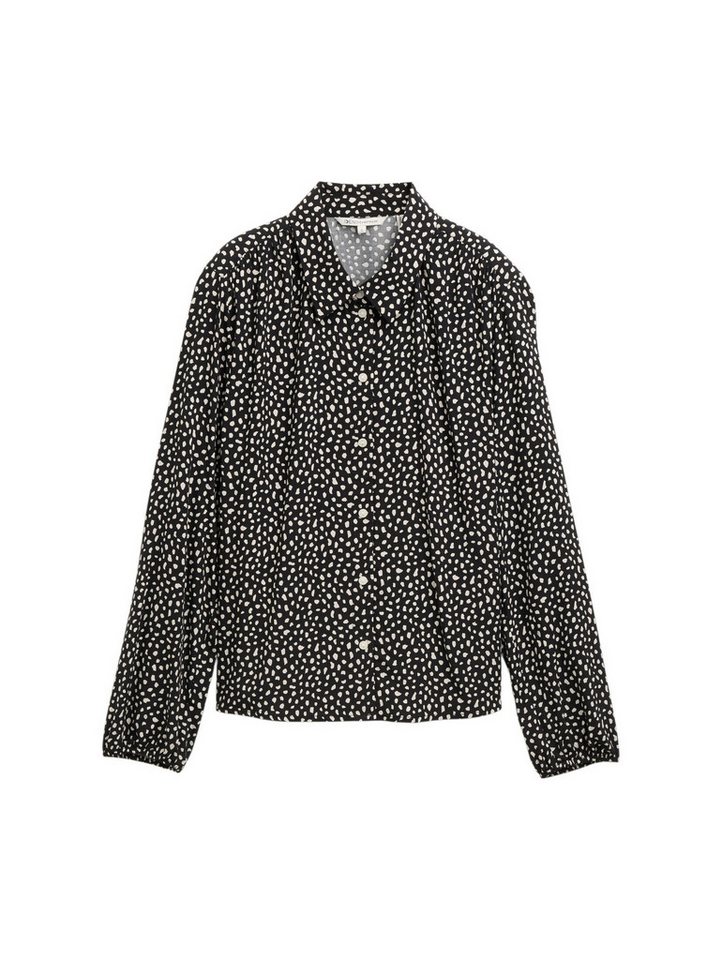 TOM TAILOR Denim Langarmbluse Blusen & Shirts Hemdbluse mit Muster – Bild 2 von 5