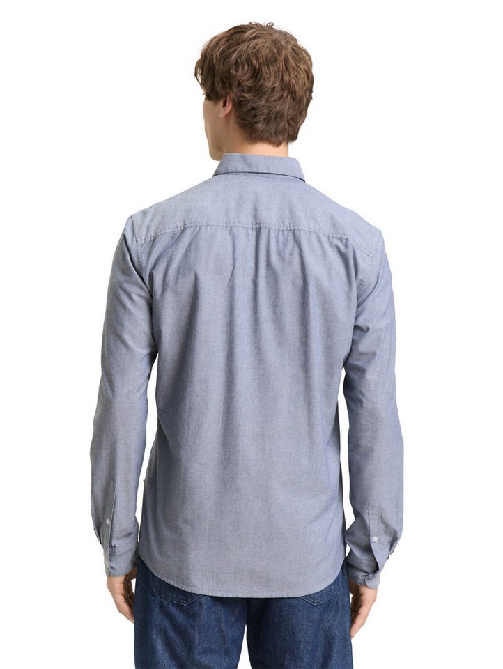 TOM TAILOR Denim Langarmhemd mit Knopfleiste – Bild 2 von 5
