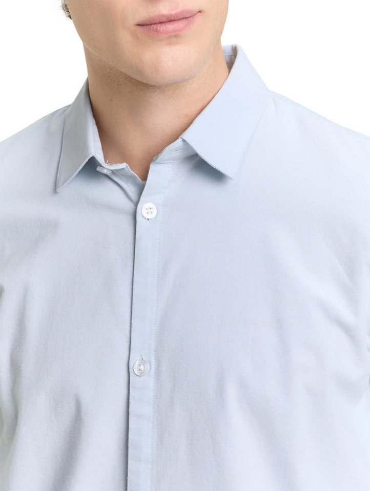 TOM TAILOR Denim Langarmhemd mit Knopfleiste – Bild 3 von 5