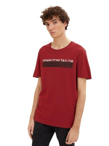 TOM TAILOR Denim Rundhalsshirt (Packung, 3-tlg) mit Logo Print – Bild 3 von 5