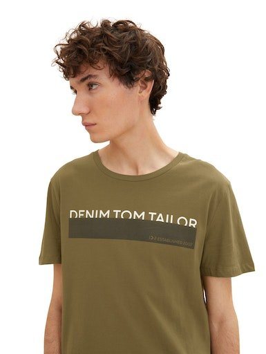 TOM TAILOR Denim Rundhalsshirt (Packung, 3-tlg) mit Logo Print – Bild 5 von 5