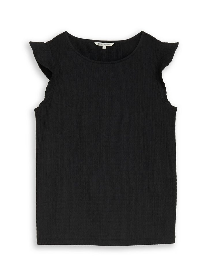TOM TAILOR Denim Rundhalsshirt Sommershirt mit – Bild 5 von 5