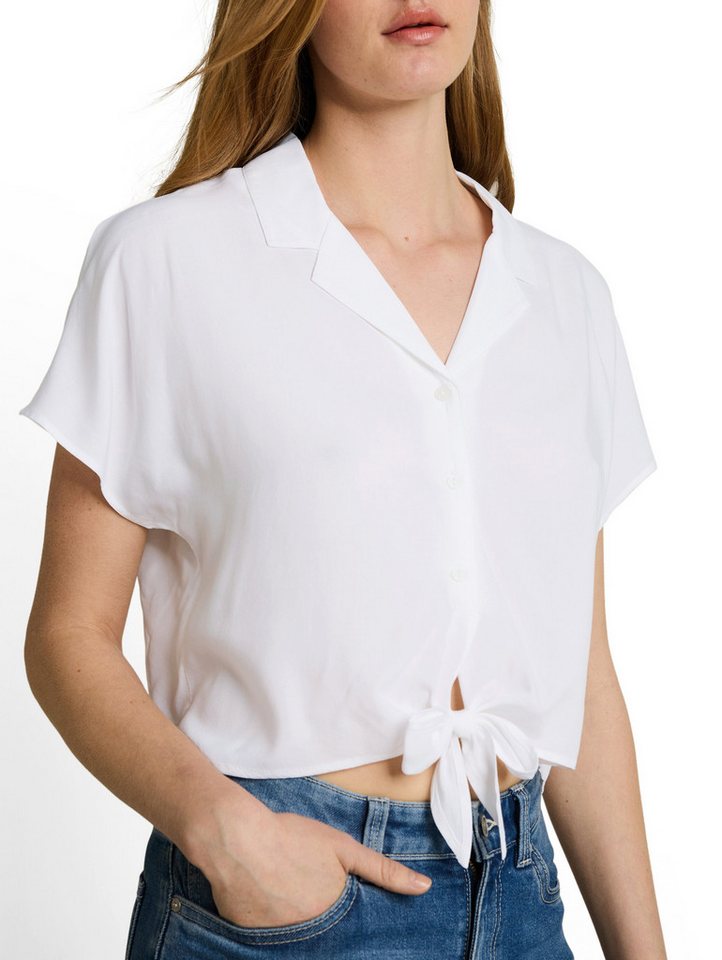 TOM TAILOR Denim Shirtbluse mit Knotendetail – Bild 2 von 5