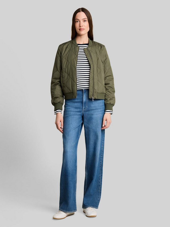 TOM TAILOR Denim Steppjacke Jacken Steppjacke mit Bomberkragen – Bild 5 von 5