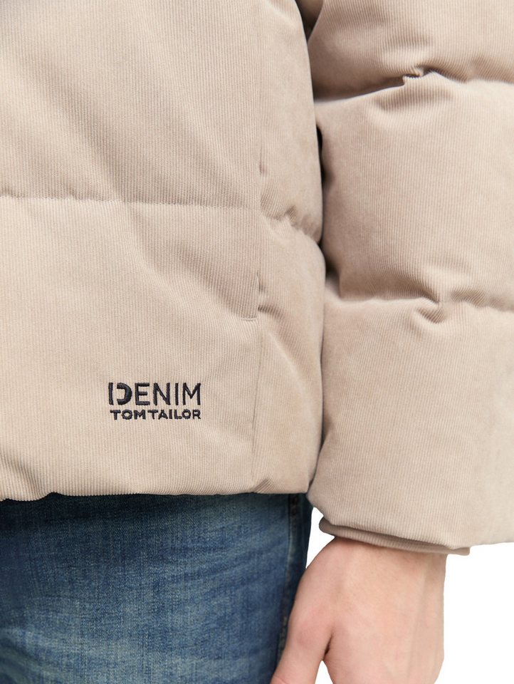 TOM TAILOR Denim Steppjacke mit Logo Print – Bild 2 von 5