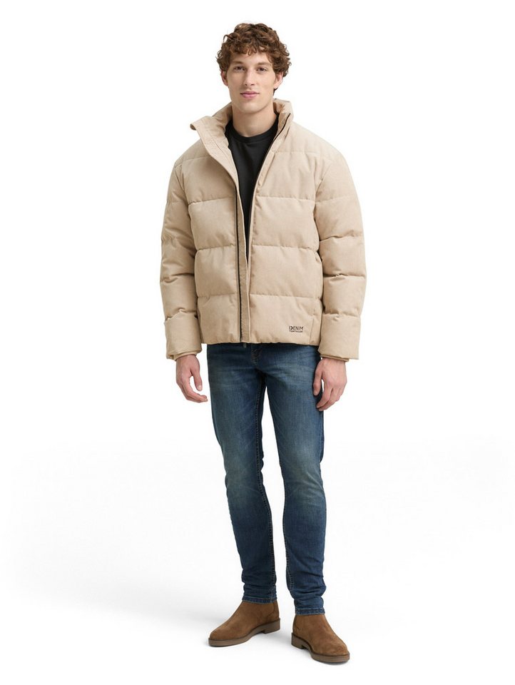 TOM TAILOR Denim Steppjacke mit Logo Print – Bild 4 von 5