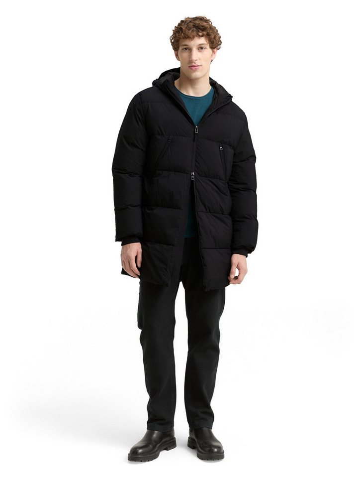 TOM TAILOR Denim Steppjacke mit Logo Print – Bild 4 von 5